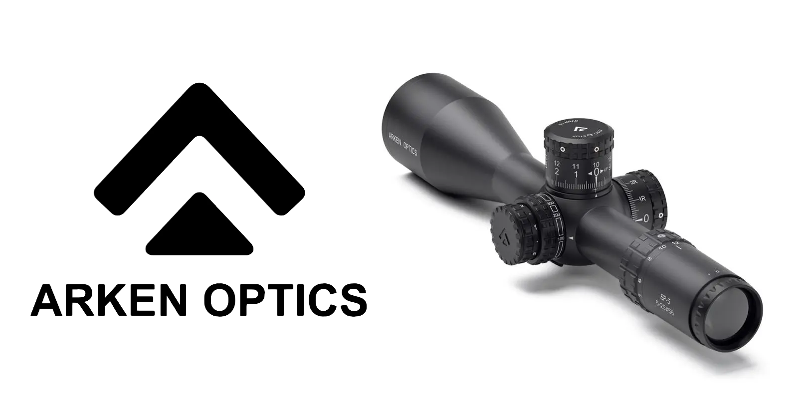 Arken Optics logo and scope